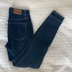 Madewell Curvy Higj Rise Skinner Jeans 26 dark rinse